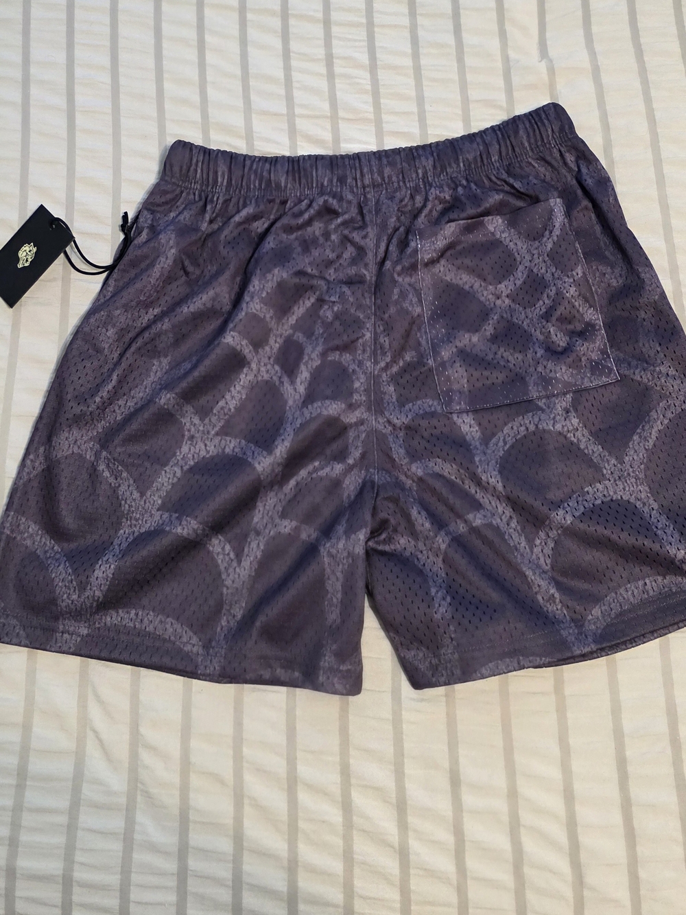 Darc Sport Mens Medium Symbiote Web mesh Shorts  Wolf Gray NWT 384/1000 - Picture 2 of 4